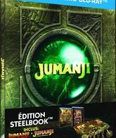 Джуманджи / Джуманджи: Зов джунглей (Steelbook + игра) [Blu-ray] / Jumanji / Jumanji: Welcome to the Jungle (Steelbook)