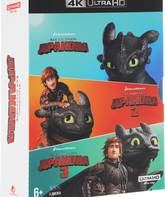Как приручить дракона. Трилогия [4K UHD Blu-ray] / How to Train Your Dragon: 3-Movie Collection (4K)