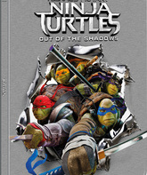Черепашки-ниндзя 2 (3D+2D Steelbook) [Blu-ray 3D] / Teenage Mutant Ninja Turtles: Out of the Shadows (3D+2D Steelbook)