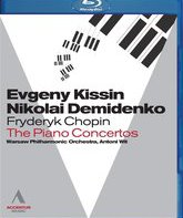 Шопен: фортепианные концерты (Киссин и Демиденко) / Chopin: The Piano Concertos - Kissin, Demidenko, Warsaw PO (2010) (Blu-ray)