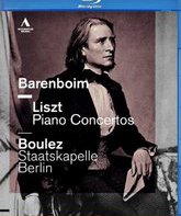 Лист: фортепианные концерты в исполнении Баренбойма / Daniel Barenboim plays Liszt Piano Concertos (2011) (Blu-ray)