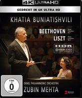 Хатия Буниатишвили и Зубин Мехта играют Листа & Бетховена / Хатия Буниатишвили и Зубин Мехта играют Листа & Бетховена (4K UHD Blu-ray)