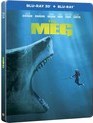 Мег: Монстр глубины (3D+2D Steelbook) [Blu-ray 3D] / The Meg (3D+2D Steelbook)