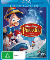 Пиноккио (3-х дисковое издание) [Blu-ray] / Pinocchio (70th Anniversary Platinum Edition)