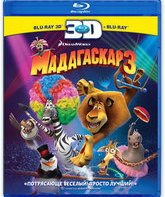 Мадагаскар 3 (3D+2D) [Blu-ray 3D] / Madagascar 3: Europe's Most Wanted (3D+2D)