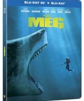 Мег: Монстр глубины (3D+2D Steelbook) [Blu-ray 3D] / The Meg (3D+2D Steelbook)