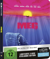 Мег: Монстр глубины (Steelbook) [4K UHD Blu-ray] / The Meg (Steelbook 4K)