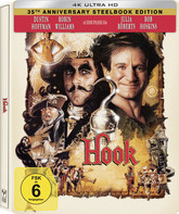 Капитан Крюк (SteelBook) [4K UHD Blu-ray] / Hook (35th Anniversary SteelBook 4K)