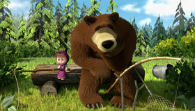 Маша и Медведь: Позвони мне, позвони! Серии 1-8 [Blu-ray] / Masha and the Bear (Masha i medved) (TV series)