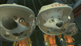 Звездные собаки: Белка и Стрелка (3D) [Blu-ray 3D] / Space Dogs (3D)