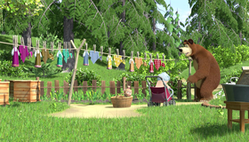 Маша и Медведь: Дышите! Не дышите! Серии 1-9 [Blu-ray] / Masha and the Bear (Masha i medved) (TV series)