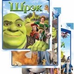 Шрэк / Шрек 2 / Шрек Третий (Коллекция 3 Blu-ray)