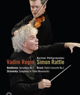 Евроконцерт в Москве: Рэттл и Репин / Europa Konzert From Moscow: Rattle, Repin, Berliner Philharmoniker (2008) (Blu-ray)