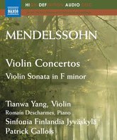 Мендельсон: Концерт и Соната F минор для виолончели / Mendelssohn: Violin Concertos & Violin Sonata in F minor (Blu-ray)