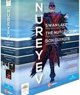 Нуреев - сборник балетов: Лебединое озеро / Щелкунчик / Дон Кихот / Nureyev Box: Swan Lake / Nutcracker / Don Quixote (Blu-ray)