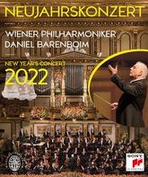 Новогодний концерт 2022 Венского филармонического оркестра / New Year's Concert 2022 (Neujahrskonzert): Wiener Philharmoniker & Daniel Barenboim (Blu-ray)