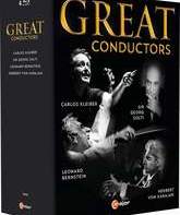 Великие дирижеры: Клайбер, Шолти, Бернстайн, фон Караян / Great Conductors: Kleiber / Solti / Bernstein / von Karajan (Blu-ray)