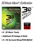 Демо-диск 3D Music от AIX Records / AIX Records 3D Music Album Demo & Calibration Disc (Blu-ray 3D)