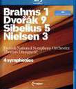 4 симфонии: Брамс, Дворжак, Сибелиус, Нильсен / 4 Symphonies - conducts Thomas Dausgaard (2011) (Blu-ray)