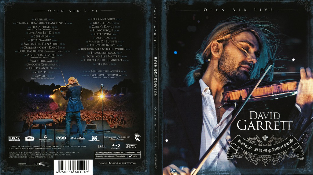 2010 David Garrett : Rock Symphonies