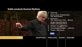 Саймон Рэттл дирижирует: Чайковский, Стравинский, Рахманинов / Rattle Conducts Tchaikovsky, Stravinsky & Rachmaninov (2009) (Blu-ray)