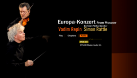 Евроконцерт в Москве: Рэттл и Репин / Europa Konzert From Moscow: Rattle, Repin, Berliner Philharmoniker (2008) (Blu-ray)
