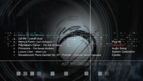 Калибровочный диск Blu-ray Audio от AIX Records / AIX Records Blu-Ray Audio Calibration Disc and HD Music Sampler (Blu-ray)