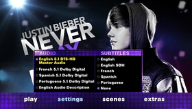 Джастин Бибер: Никогда не говори никогда / Justin Bieber: Never Say Never (2011) (Blu-ray)