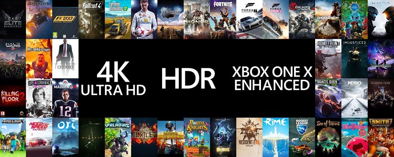 Уже десятки игр получили улучшения для Xbox One X: 4K, режим 60 кадров/с, HDR и прочее