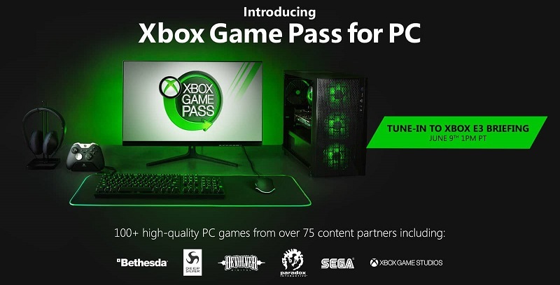 Microsoft анонсировала Xbox Game Pass на ПК с 100+ игр от 75 студий