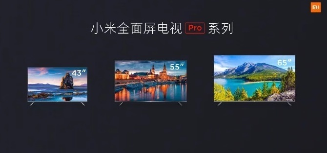 Xiaomi представила безрамочные 4K-телевизоры Mi TV Pro