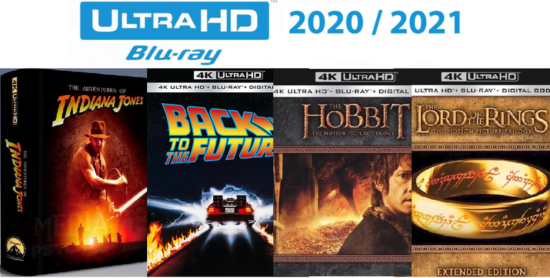 Ведущие студии могут представить десятки релизов киноклассики на 4K UHD Blu-ray в 2020/2021 годах