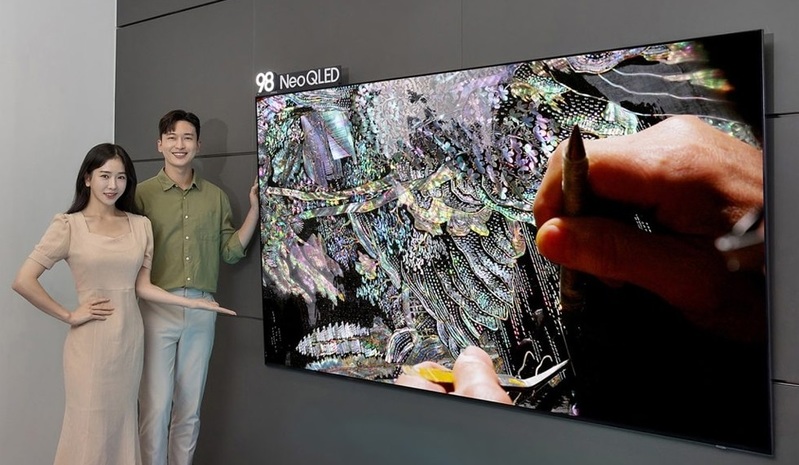 Samsung QN100B: 98-дюймовый 4K NEO QLED телевизор с яркостью 5000 нит и звуковой системой 6.4.4 Dolby Atmos